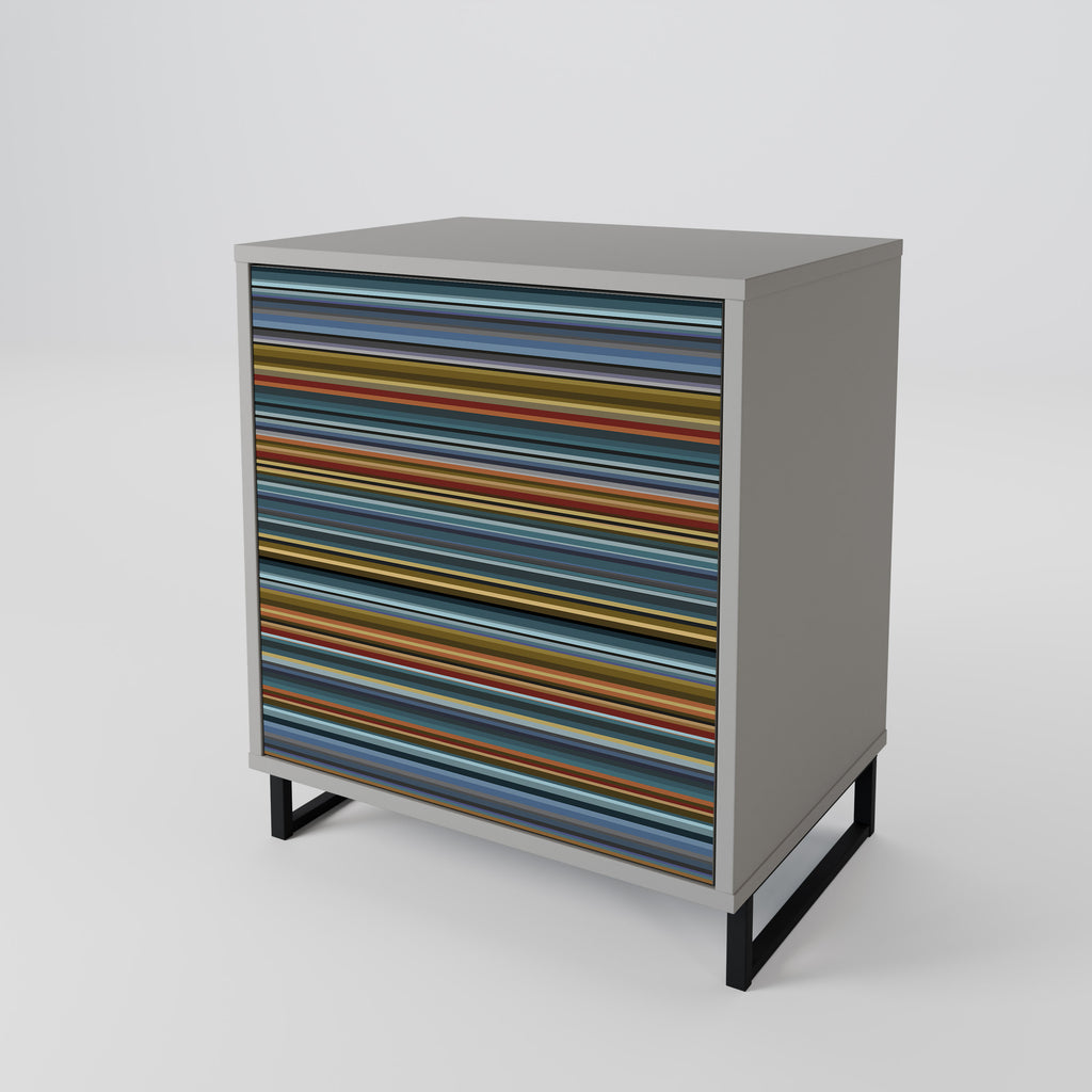 LINEOUT SPECTRUM Sideboard mit 1 Tür in Grau