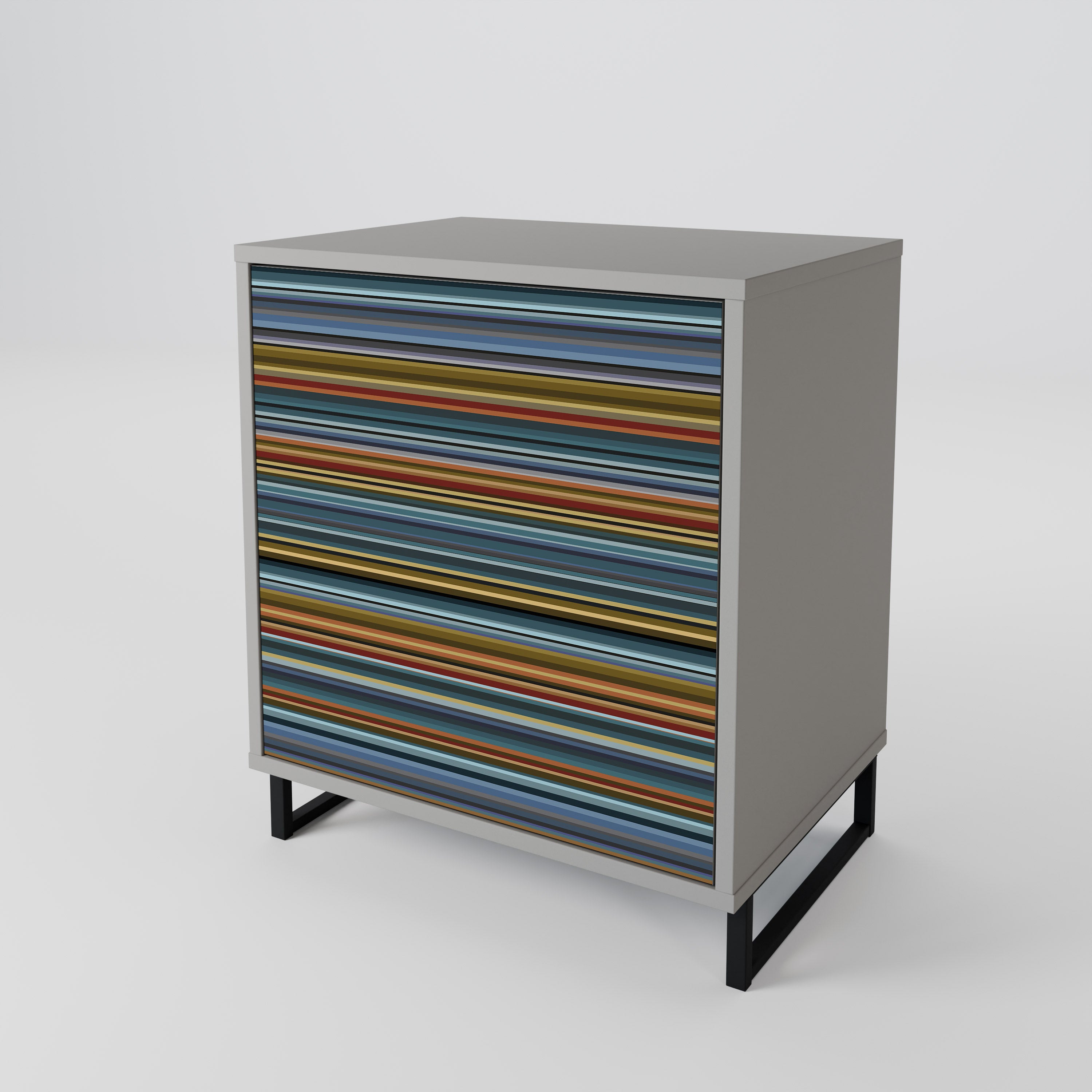 LINEOUT SPECTRUM Sideboard mit 1 Tür in Grau