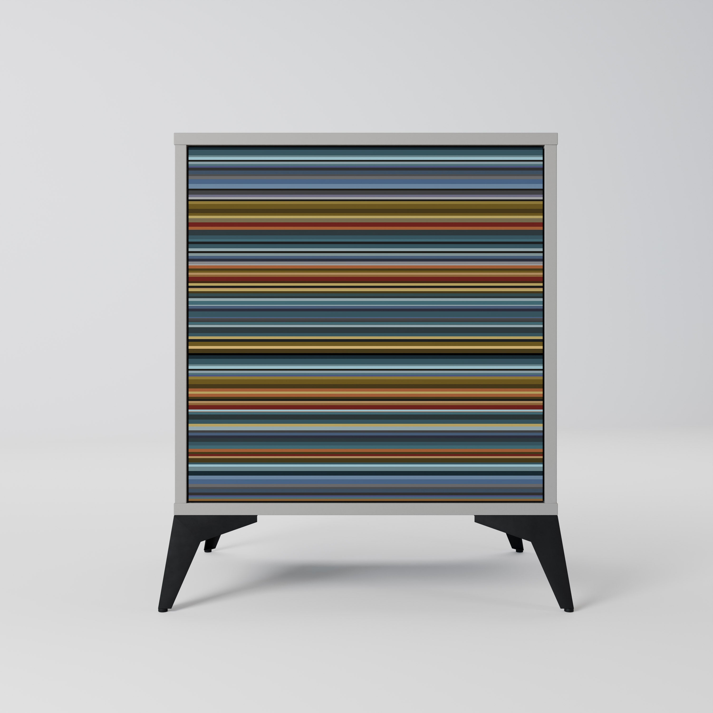 LINEOUT SPECTRUM 1-Door Sideboard in Grey Finish