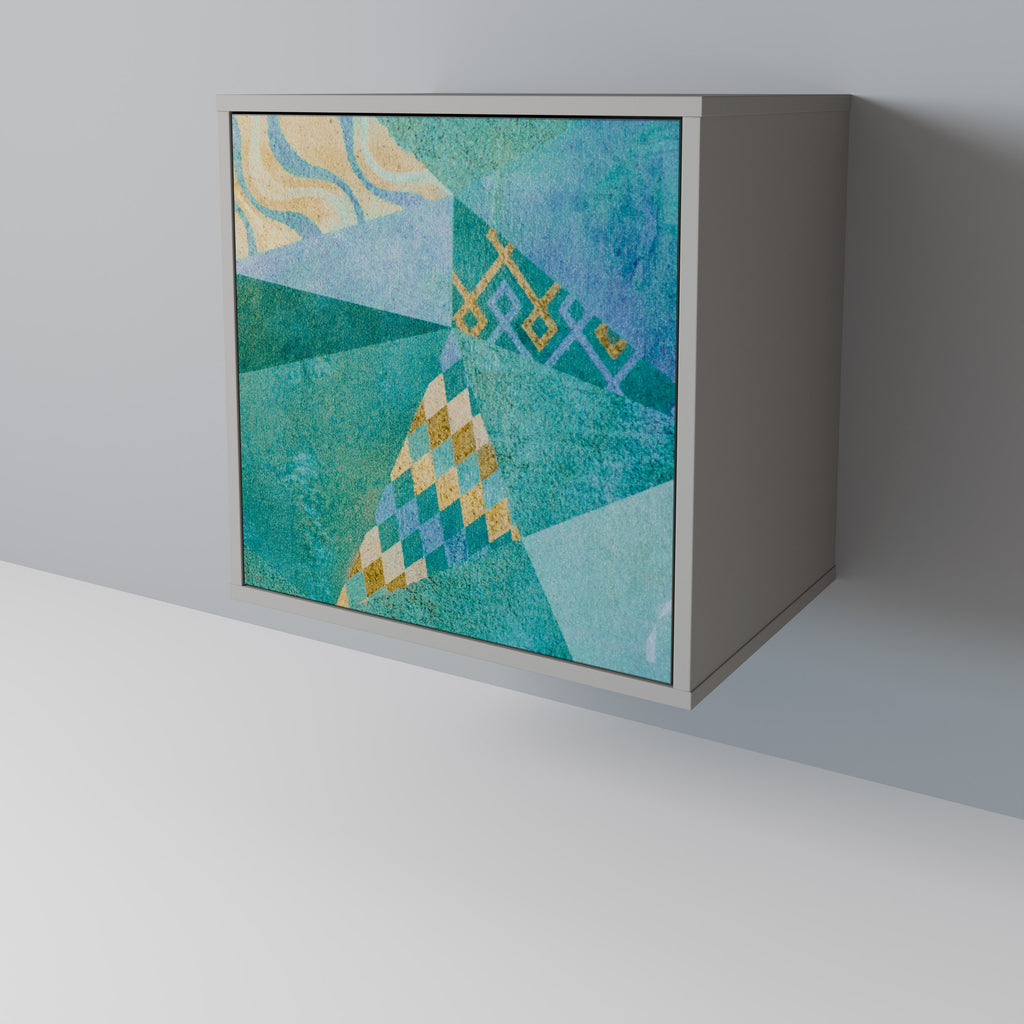 SPECTRUM SPLENDOR Sideboard mit 1 Tür in Grau