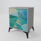 SPECTRUM SPLENDOR Sideboard mit 1 Tür in Grau
