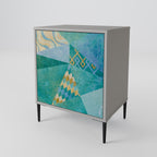 SPECTRUM SPLENDOR Sideboard mit 1 Tür in Grau