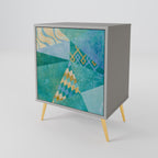 SPECTRUM SPLENDOR Sideboard mit 1 Tür in Grau