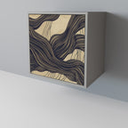 UNIFIED FRAGMENTS 1-Door Sideboard in Grey Finish