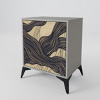UNIFIED FRAGMENTS 1-Door Sideboard in Grey Finish