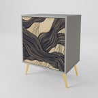 UNIFIED FRAGMENTS 1-Door Sideboard in Grey Finish