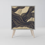 UNIFIED FRAGMENTS 1-Door Sideboard in Grey Finish