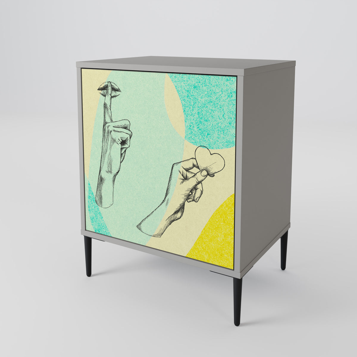 BODY LANGUAGE 1-türiges Sideboard
