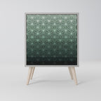 ORNAMENTAL GLIMMER 1-Door Sideboard in Grey Finish