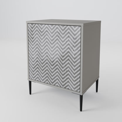 CONCRETE ZIG ZAG 1-türiges Sideboard