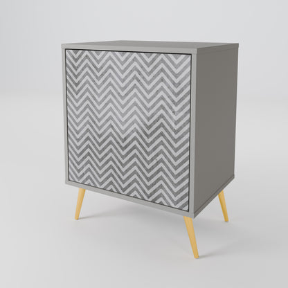 CONCRETE ZIG ZAG 1-türiges Sideboard