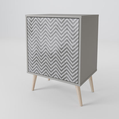 CONCRETE ZIG ZAG 1-türiges Sideboard