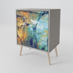 ABSTRACT THOUGHTS Sideboard mit 1 Tür in Grau