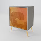 STRENGTHENING RELATION 1-Door Sideboard in Grey Finish