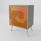 STRENGTHENING RELATION 1-Door Sideboard in Grey Finish