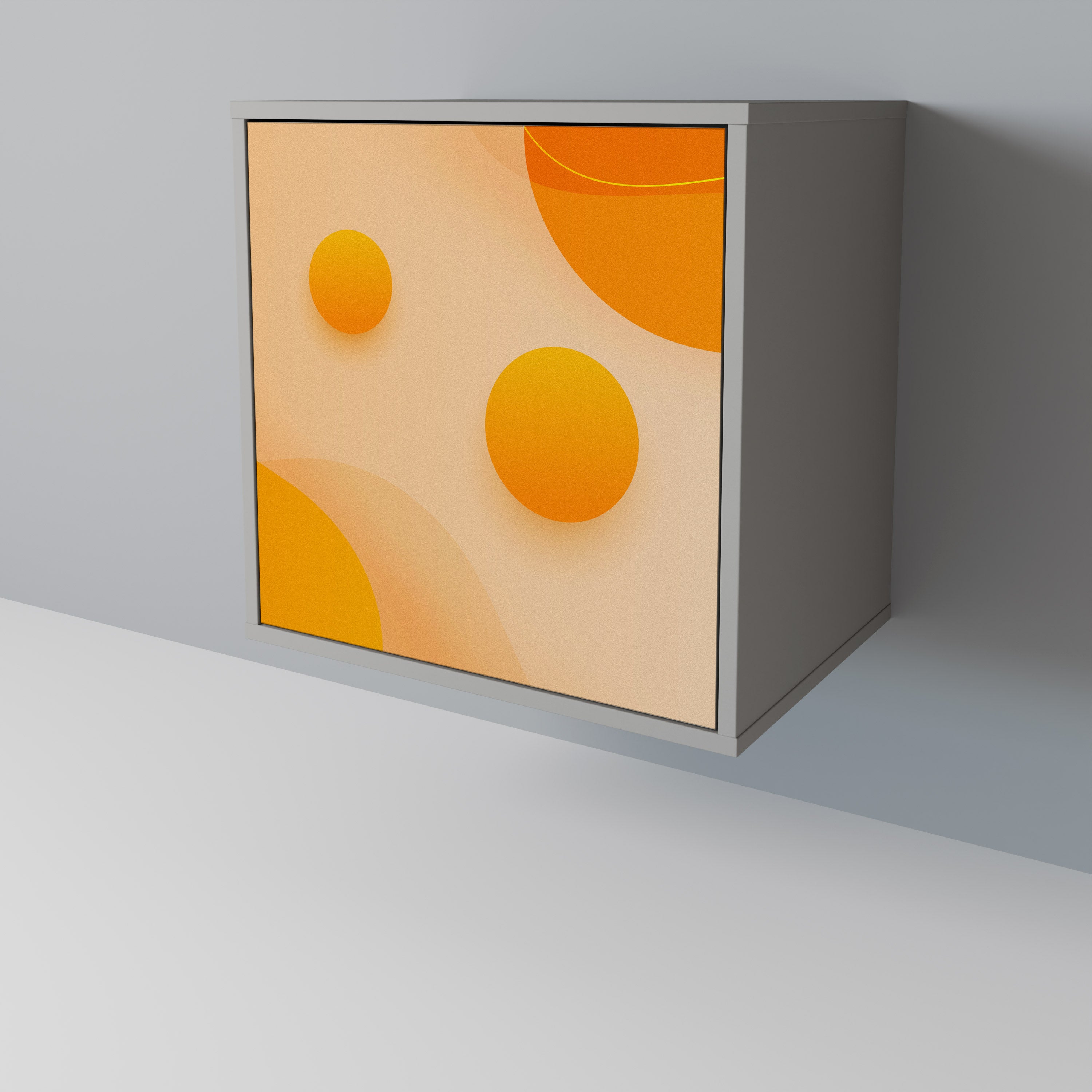 ORANGE ARRANGEMENT 1-Door Sideboard