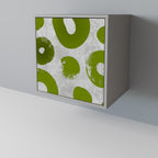 GREEN RHAPSODY 1-Door Sideboard in Grey Finish