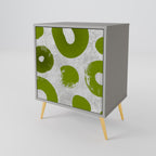 GREEN RHAPSODY 1-Door Sideboard in Grey Finish
