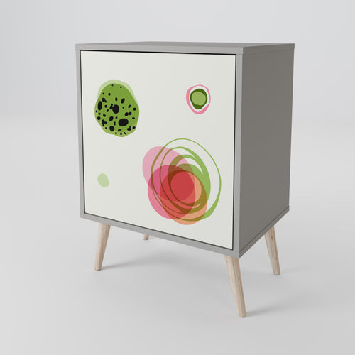COLORFUL COSMOS Sideboard mit 1 Tür in Grau