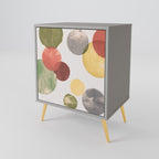 FLEETING HAPPINESS 1-Door Sideboard in Grey Finish