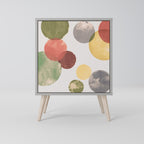 FLEETING HAPPINESS 1-Door Sideboard in Grey Finish