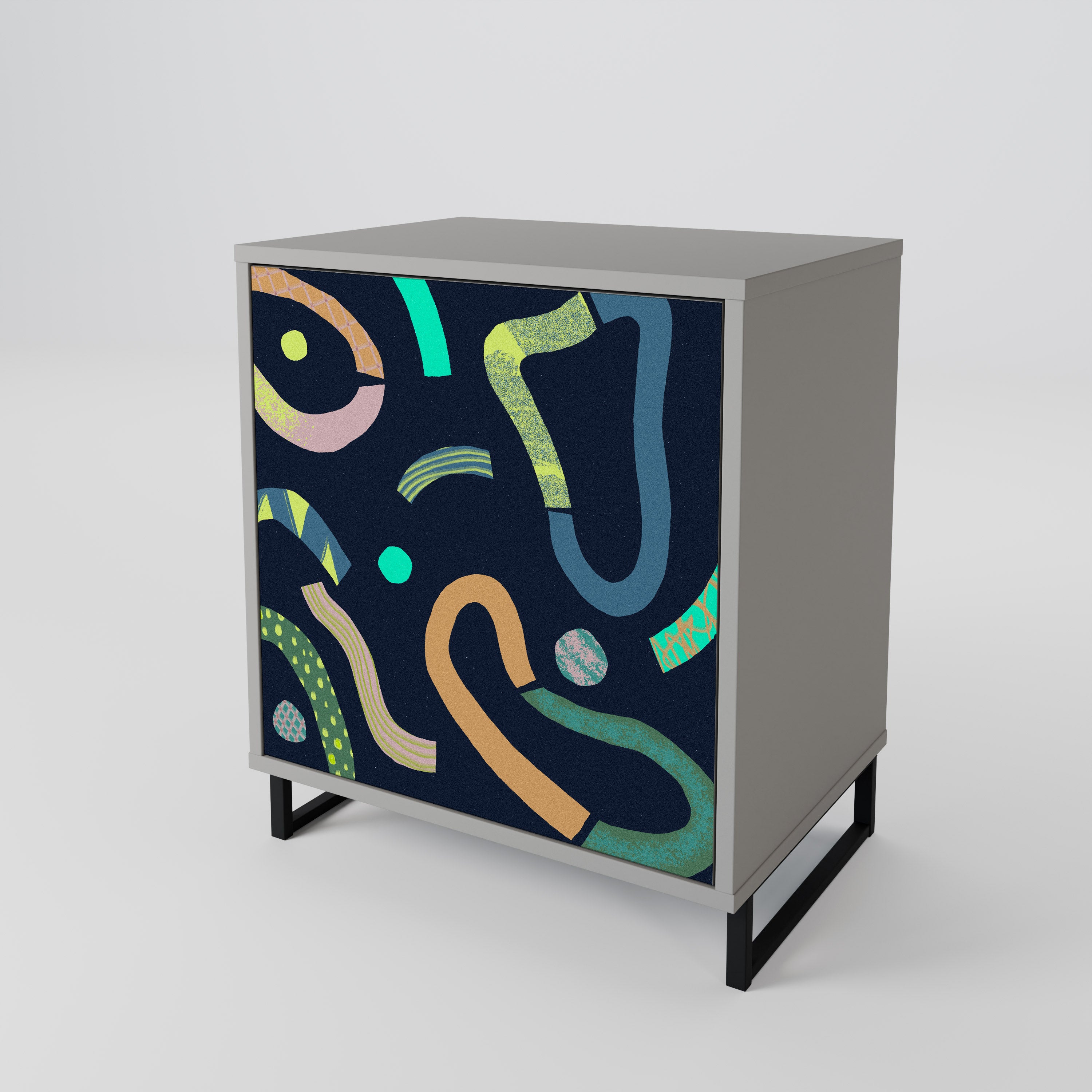 CONTRAST DANCE 1-Door Sideboard