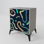 CONTRAST DANCE Sideboard mit 1 Tür in Grau