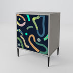 CONTRAST DANCE Sideboard mit 1 Tür in Grau