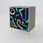 CONTRAST DANCE Sideboard mit 1 Tür in Grau