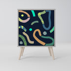 CONTRAST DANCE Sideboard mit 1 Tür in Grau