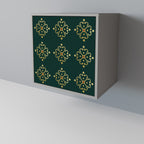 ROYAL MEDALLION 1-Door Sideboard in Grey Finish