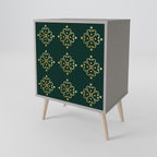 ROYAL MEDALLION 1-Door Sideboard in Grey Finish