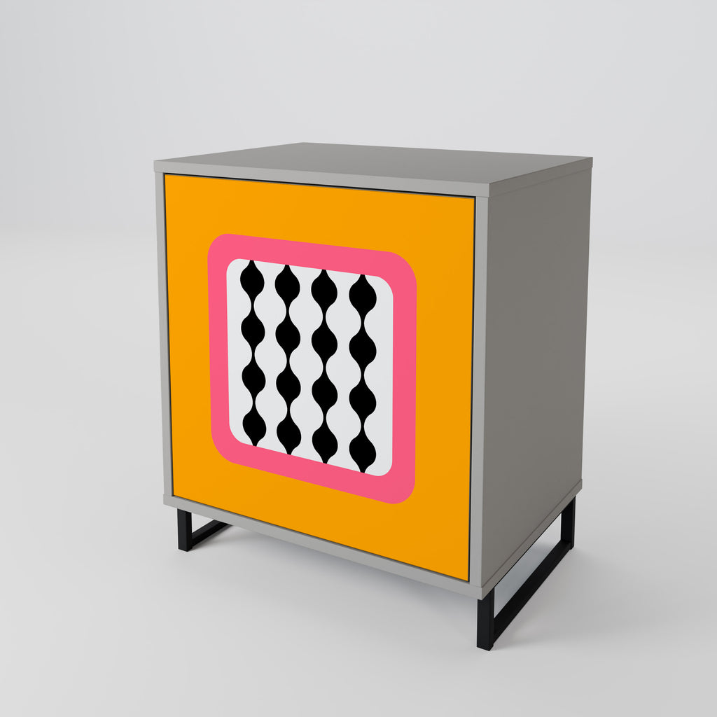 TEARS IN HEAVEN Sideboard mit 1 Tür in Grau