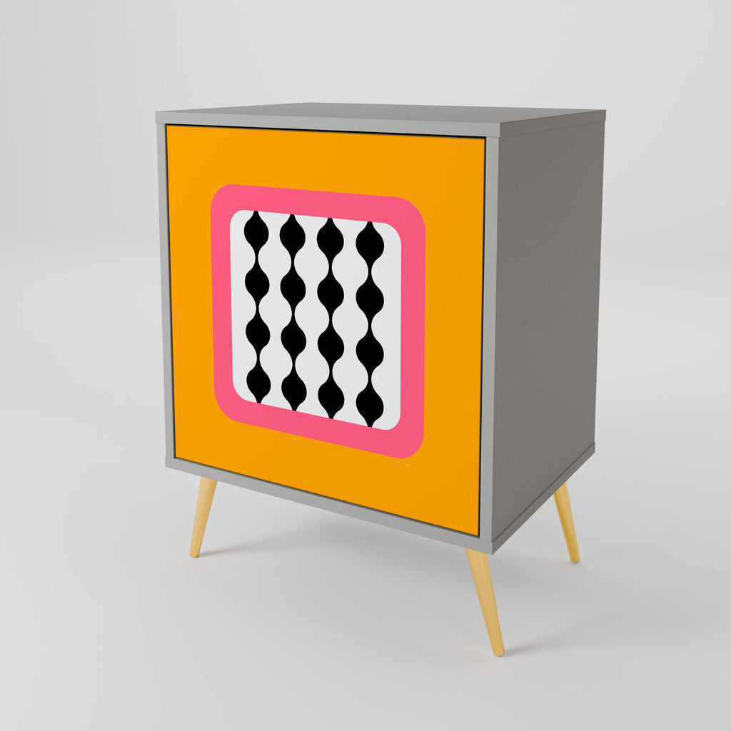 TEARS IN HEAVEN Sideboard mit 1 Tür in Grau