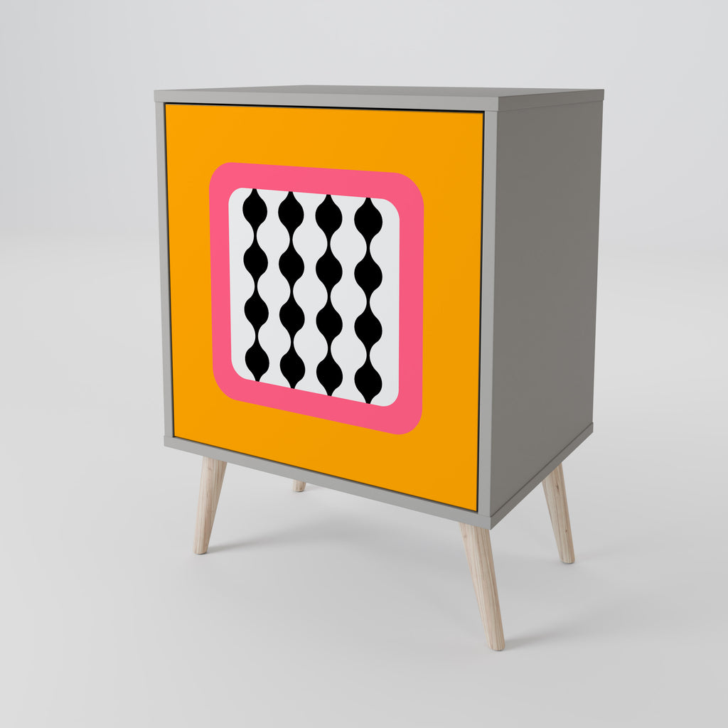 TEARS IN HEAVEN Sideboard mit 1 Tür in Grau