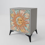 MYSTICAL STRUCTURE Sideboard mit 1 Tür in Grau