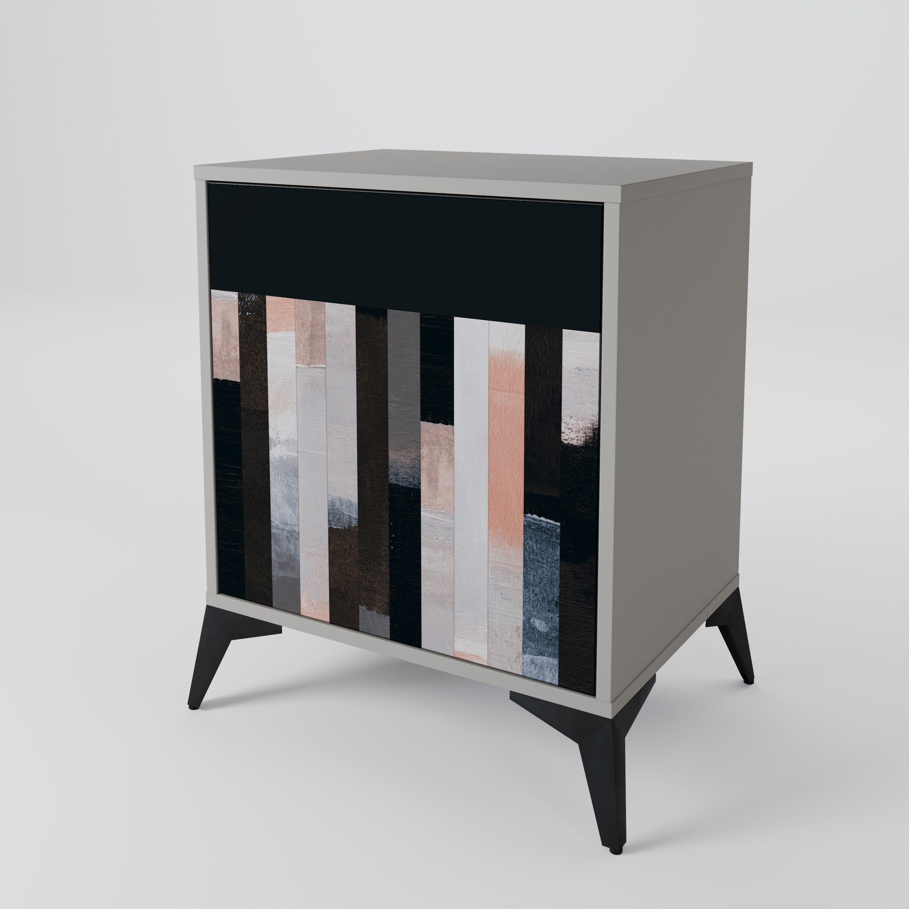 COLLAGE OF RECTANGLES 1-Door Sideboard