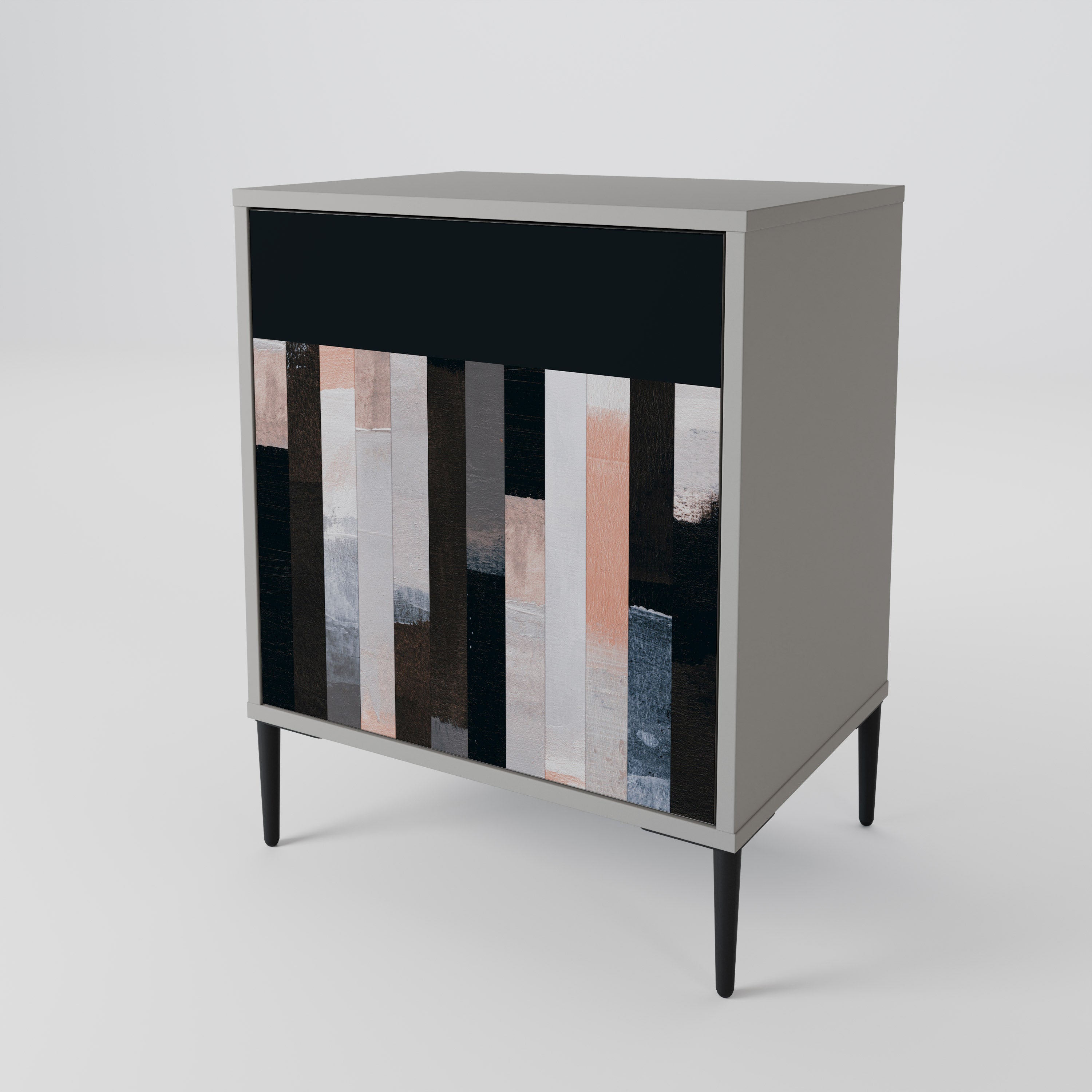 COLLAGE OF RECTANGLES 1-Door Sideboard