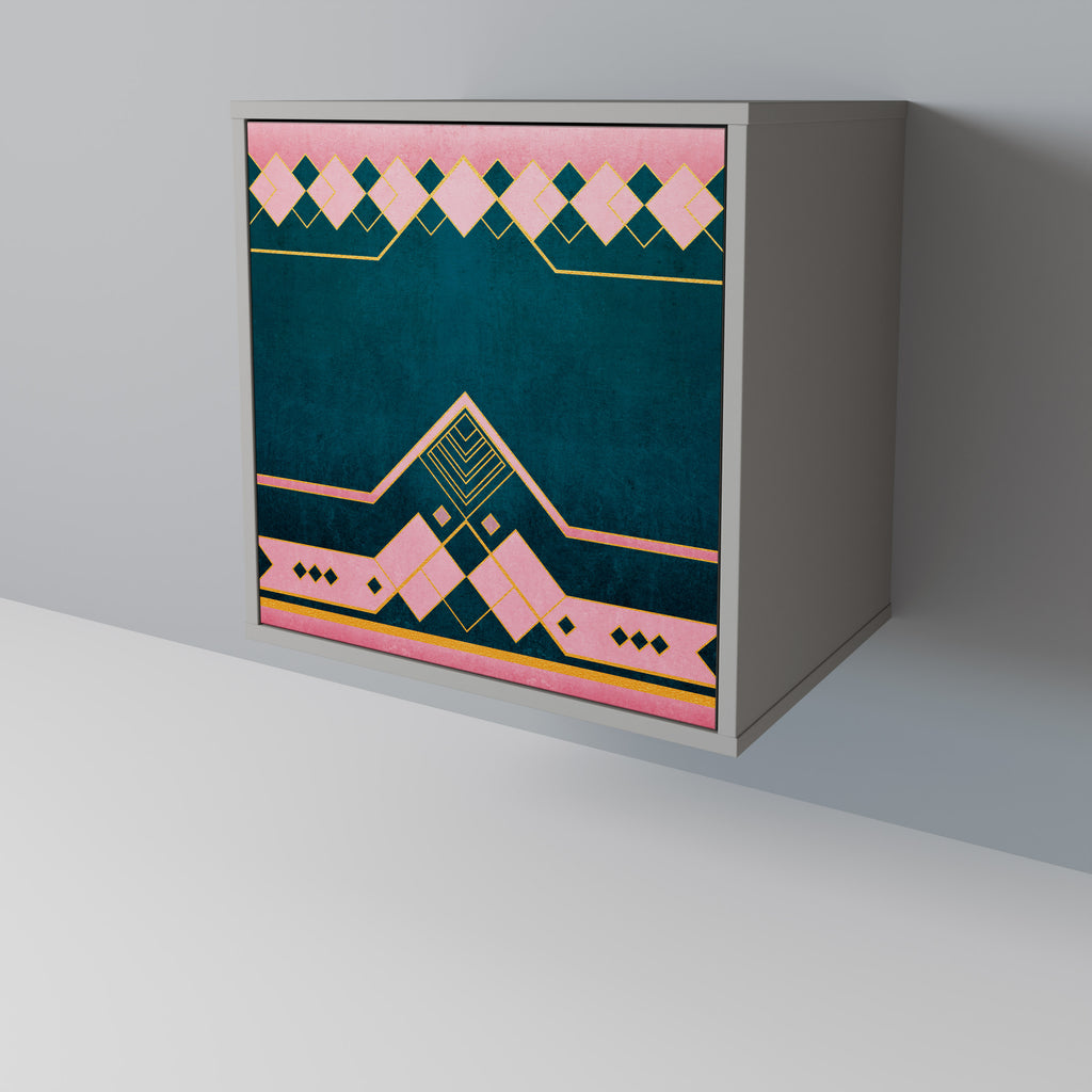 ROYAL COMPOSITION 1-Door Sideboard in Grey Finish