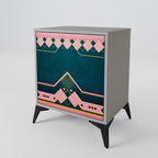 ROYAL COMPOSITION 1-Door Sideboard in Grey Finish