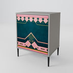 ROYAL COMPOSITION 1-Door Sideboard in Grey Finish