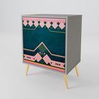 ROYAL COMPOSITION 1-Door Sideboard in Grey Finish