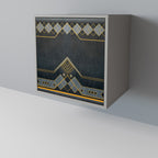 ROYAL ORDINARINESS 1-Door Sideboard in Grey Finish