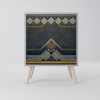 ROYAL ORDINARINESS 1-Door Sideboard in Grey Finish