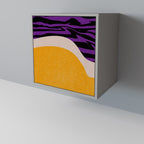 INDEPENDENT BORDER 1-Door Sideboard in Grey Finish