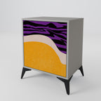 INDEPENDENT BORDER 1-Door Sideboard in Grey Finish