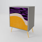 INDEPENDENT BORDER 1-Door Sideboard in Grey Finish