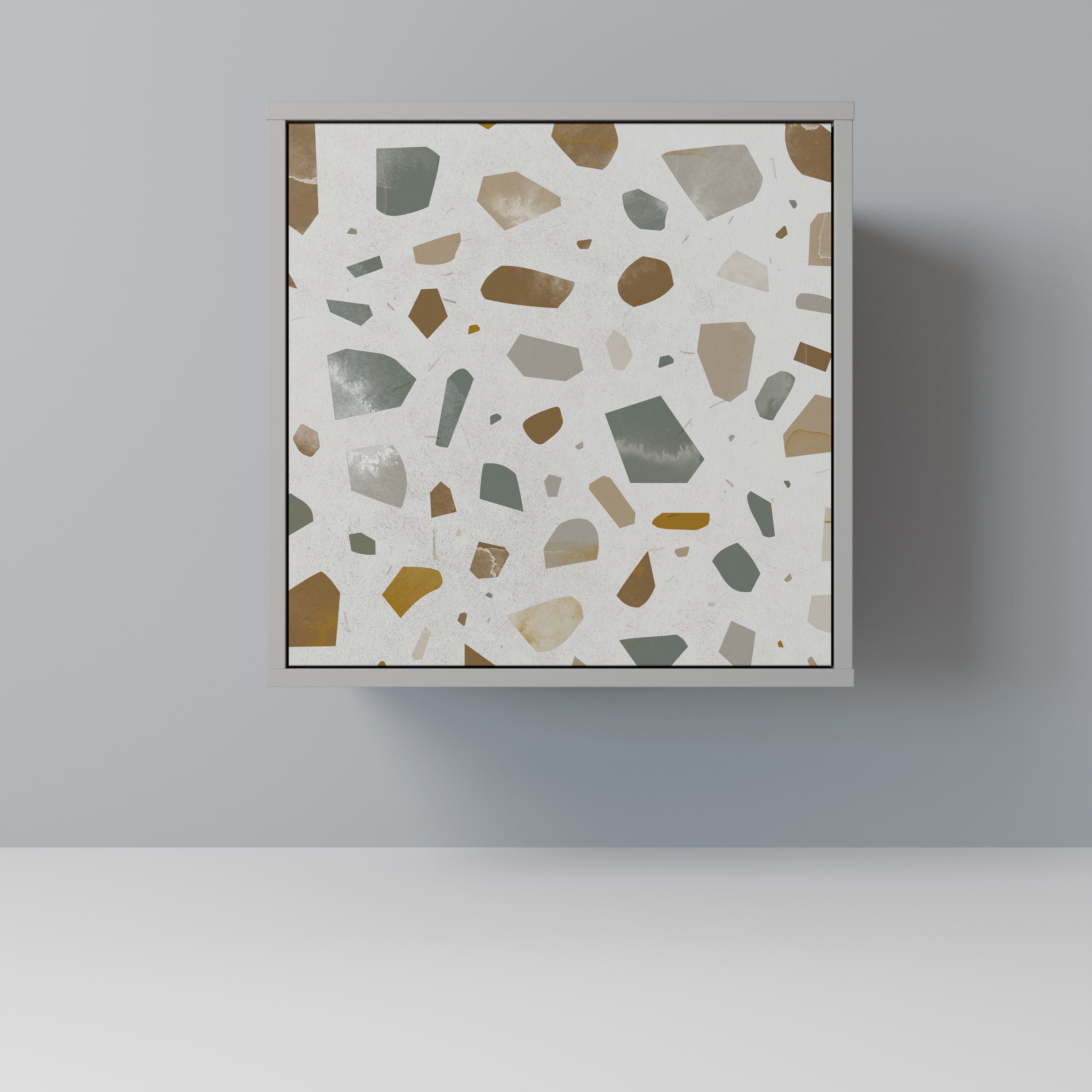 PIECES OF TOMORROW 1-Door Sideboard in Grey Finish