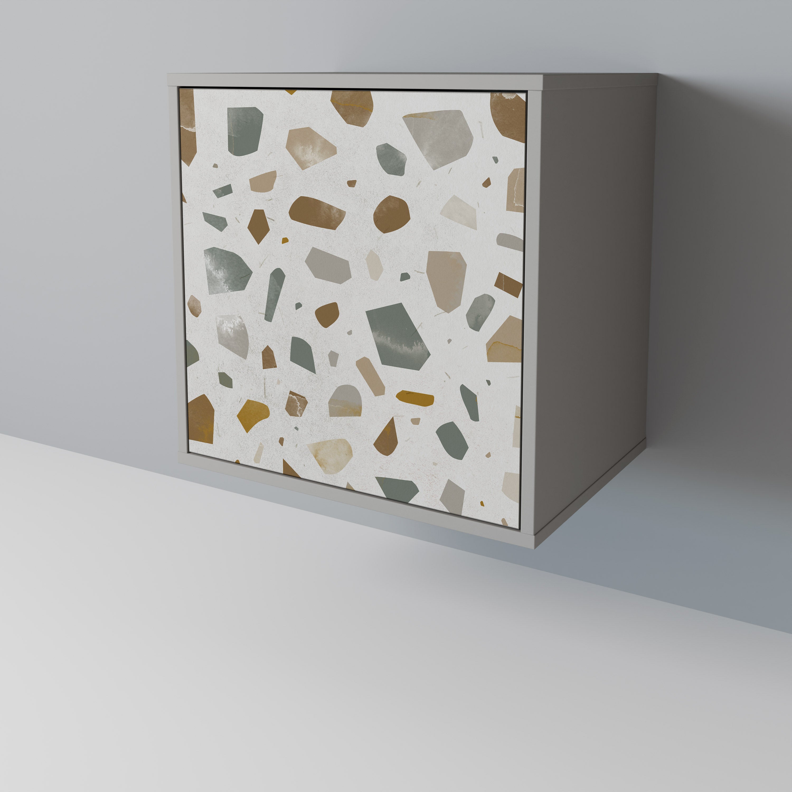 PIECES OF TOMORROW Sideboard mit 1 Tür in Grau