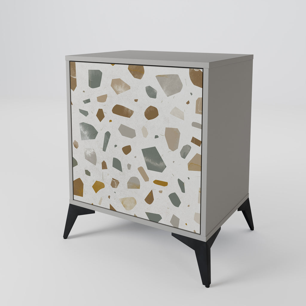 PIECES OF TOMORROW Sideboard mit 1 Tür in Grau